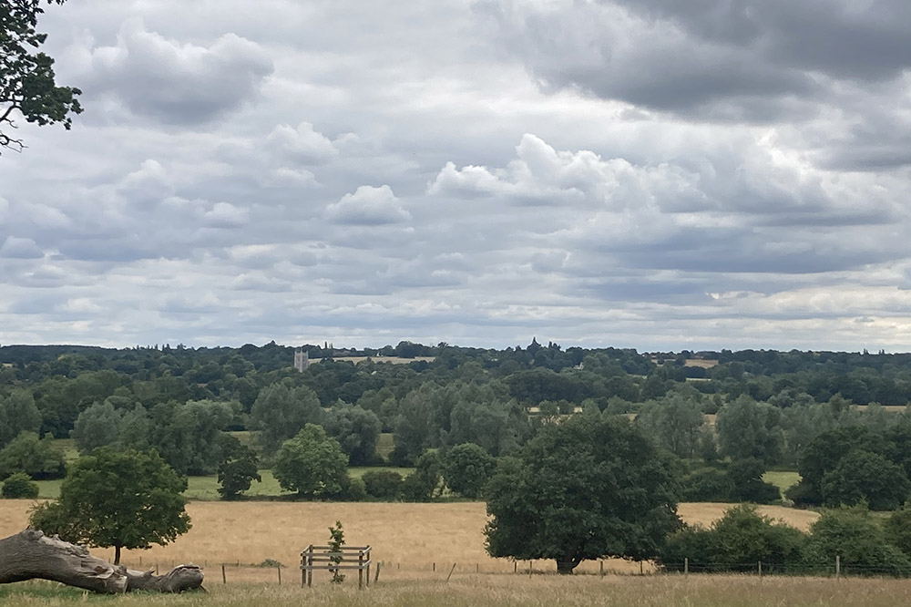 The dense Suffolk clouds and skies of Dedham Vale AONB