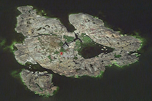 The island of Klovharun, where Tove Jansson built her summer home